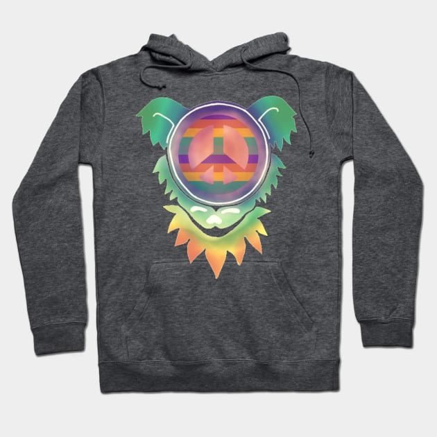 Artful Dead Bear Stealie Hoodie by Artful Dead